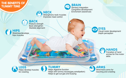 AquaBloom ™| Baby Tummy Time Water Play Mat
