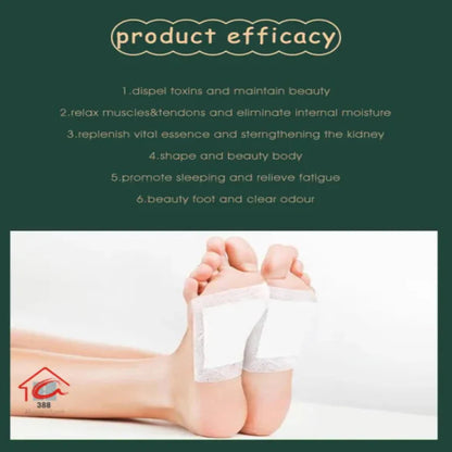 100% Merbal & Gentle Ingredient Detox Foot Pads (BUY 1 GET 1 FREE)