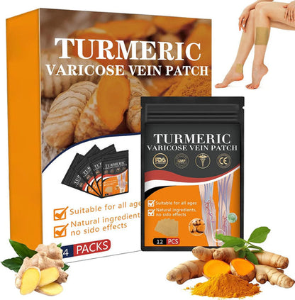 Kenko™ Spider & Varicose Vein Patches | Natural Herbal Therapy for Swelling, Fatigue & Vein Health