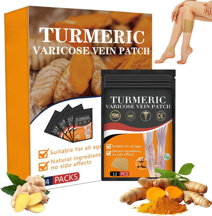 Kenko™ Spider & Varicose Vein Patches | Natural Herbal Therapy for Swelling, Fatigue & Vein Health