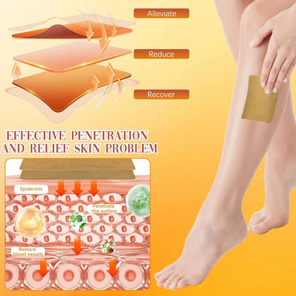 Kenko™ Spider & Varicose Vein Patches | Natural Herbal Therapy for Swelling, Fatigue & Vein Health