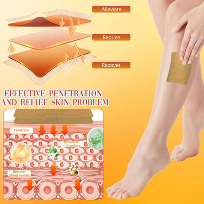 Kenko™ Spider & Varicose Vein Patches | Natural Herbal Therapy for Swelling, Fatigue & Vein Health