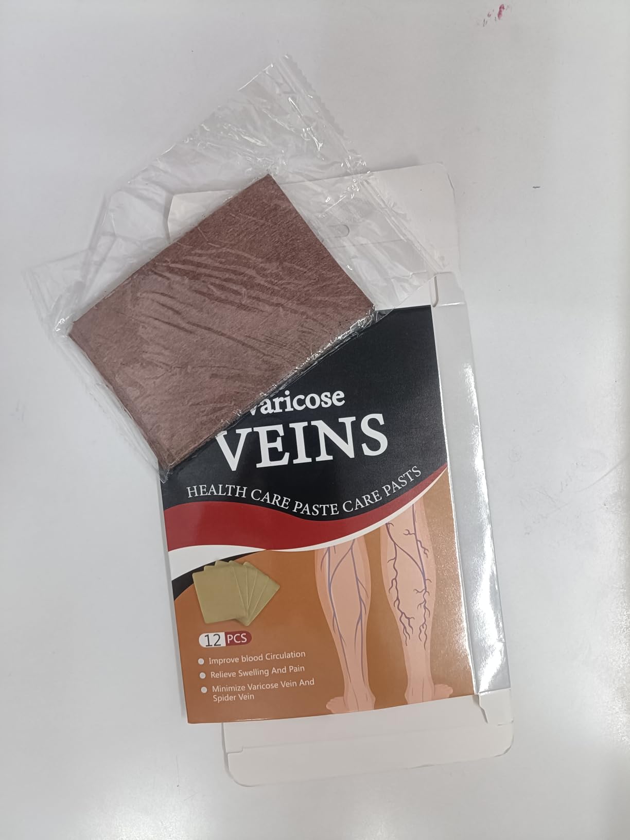Kenko™ Spider & Varicose Vein Patches | Natural Herbal Therapy for Swelling, Fatigue & Vein Health